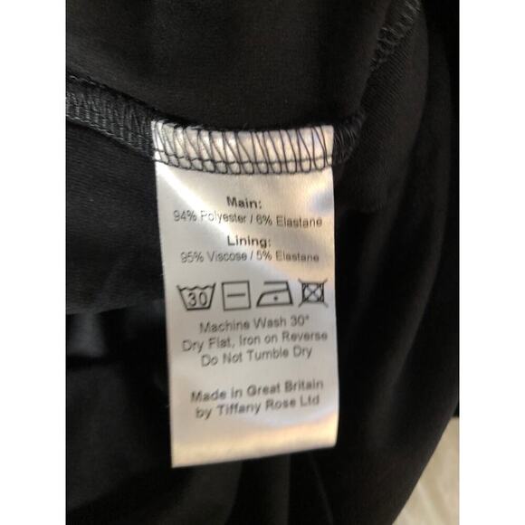 Tiffany Rose Bardot Maternity Dress Shimmer Bodice V-Neck Shift Night Sky 0 - Picture 7 of 8